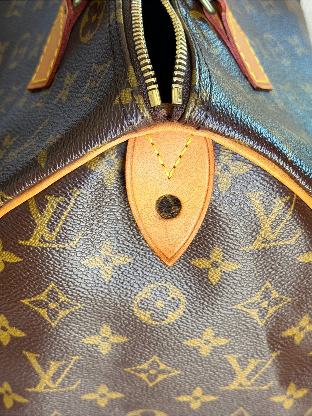 Louis Vuitton Speedy 30 Classic Monogram Canvas Tote Bag Excellent Condition - Picture 9 of 11